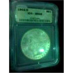 Graded 1902-O MS66 Morgan Dollar, Grade not in the book