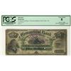 Image 1 : The Commercial Bank of Newfoundland 1888 $5 #02639, PCGS VG8. Scarcer Canceled example with punch an