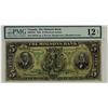 Image 1 : The Molsons Bank, 1905 $5 #386762, CH-490-28-04, PMG F12. Second best example graded by PMG.