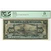Image 1 : The Royal Bank of Canad 1913 $20 #281693 CH-60-12-12, PCGS F15.