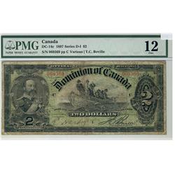 Dominion of Canada, 1897 $2 DC-14c #069369, PMG F12.