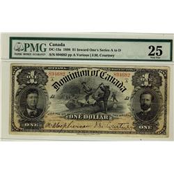 1898 $1 DC-13a #894682 PMG VF25