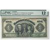 Image 1 : Dominion of Canada, 1911 $1 DC-18d #205003T, PMG F12.
