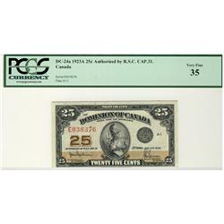 1923 25c DC-24a #E038376  PCGS VF35