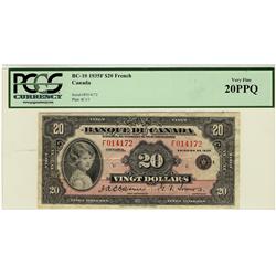 1935 $20 BC-10 #F014172 PCGS VF20 PPQ. A lovely note.