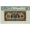 Image 1 : 1935 $25 BC-11 #A015175, PMG CH F15. A decent example of this sought after note.