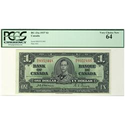 1937 $1 BC-21a #BA9352448, PCGS Choice UNC64.