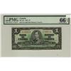 Image 1 : 1937 $1 BC-21a #EA2397136, PMG Gem UNC66EPQ.