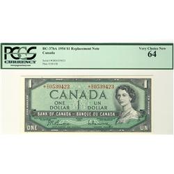 1954 $1 BC-bA #*DO0539423, PCGS Choice UNC64.