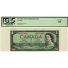 Image 1 : 1954 $1 BC-37bA *D/O0512406 PCGS VF25