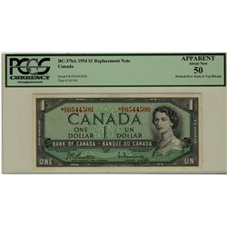 1954 $1 BC-37bA *D/O0544500 PCGS apparent AU50