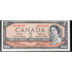 1954 $2 BC-38aA   *A/B0026497, original uncirculated.