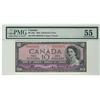 Image 1 : 1954 $10 BC-32a #BD8035475, PMG AU55.