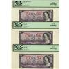 Image 1 : 1954 $10 BC-40b #HT8109223-225 PCGS Gem UNC65PPQ.  Lot of 3 consecutive notes.