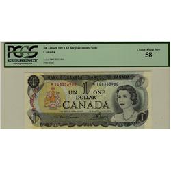 1973 $1 BC-46aA *I/G8353980 PCGS AU58