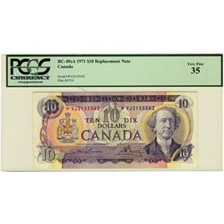 1971 $10 BC-49cA *V/J2155542 PCGS VF35