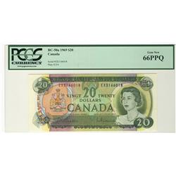 1969 $20 BC-50a #EX3166018 PCGS UNC66PPQ