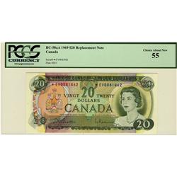 1969 $20 BC-50aA *EV0081462 PCGS AU55