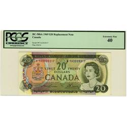 1969 $20 BC-50bA *Y/A2325217 PCGS EF40