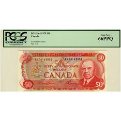 1975 $50 BC-51a-i EHF6162552 PCGS UNC66PPQ