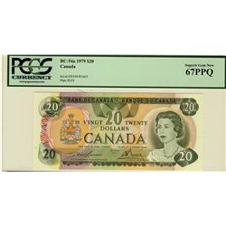 1979 $20 BC-54a #50504093605 PCGS UNC67PPQ