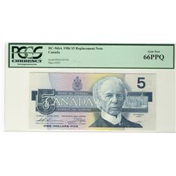 1986 $5 BC-56bA #ENX3501591 PCGS UNC66PPQ