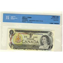 RADAR 1973 $1 BC-46b #AMG6336336 CCCS UNC65