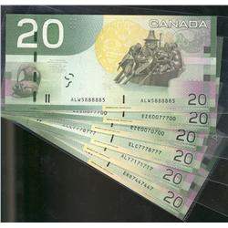 RADARS, 2006, 2007 & 2008 $20.  Lot includes #ALW5888885, EZE0077700, EZE0070700, ELC7778777, ALY717