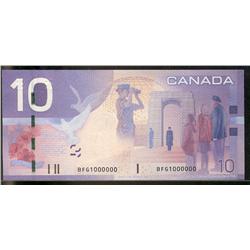 Million, 2008 $10 BC-68b #BFG1000000.  Note is Original UNC.