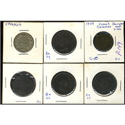 World tokens; Lot of 6 tokens.  Should be viewed.