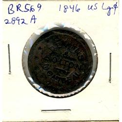 Breton: 569 1814 Devins & Bolton Montreal on Cdn token