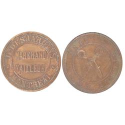 Breton: 575, D.Desjardins, Montreal.  AU, lightly cleaned.