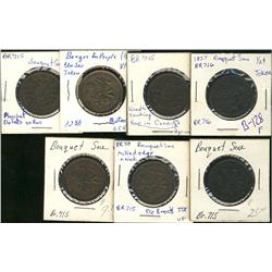 Breton: 715 (6), 716, Fine to VF+.