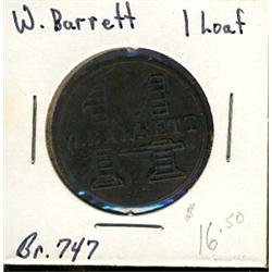 Breton: 747 W.Barrett, 1 loaf, VF-EF