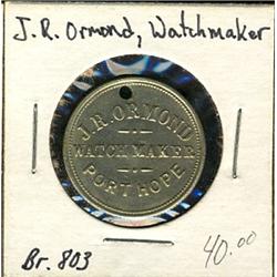 Breton: 803, J.R.Ormond, Watchmaker Unc.