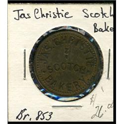 Breton: 853 Jas. Christie, Scotch Bakery EF