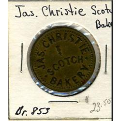 Breton: 853 Jas. Christie, Scotch Bakery EF