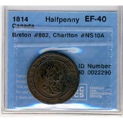 Breton: 882 CH# NS10A CCCS EF40, nice chocolate example. Sharp.
