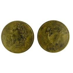 BR:1012 LC-60E4 ICCS VF20 Nine strings, Brass  Excessively rare and believed to be the finest.