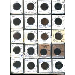 Prince Edward island.  Breton 997, Lees 1,2,3,6,7,8,9. Grades vary from Good to EF.