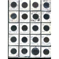 Prince Edward island.  Breton 997, Lees 32, 34, 35, 36, 37, 38, 39, 40. Grades vary from Good to EF.