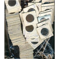 Large lot of 76 tokens.  All Half Penny tokens, variety of dates and issues.  Some better pieces are