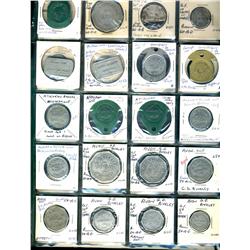 Ontario. Various dairy and merchant tokens from the following locals: Arthur, Atikokan, Aurora, Avon