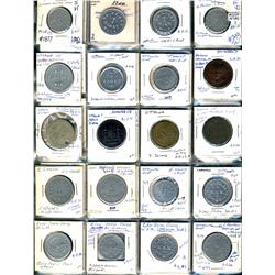 Ontario. Various dairy and merchant tokens from Ottawa.  (148 pieces)