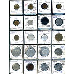 Ontario. Various dairy and merchant tokens from the following locals: Shetland, Simcoe, Smith's Fall