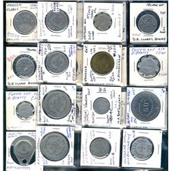 Ontario. Various dairy and merchant tokens from the following locals: Trenton, Trout Creek, Tweed, U