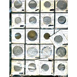 Saskatchewan. Various dairy and merchant tokens from the following locals: Hague, Hardy, Hepburn, He