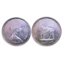 ERROR 1973 $1 .  Die Adjustment strike ANACS MS60.  A very significant die variety and rare mint coi