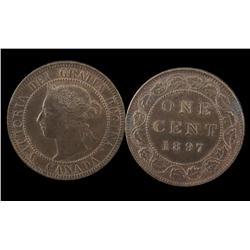 1897 1¢ MS62 with lustre