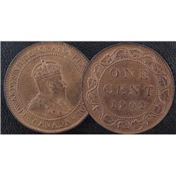1902 1¢ MS60 with lustre